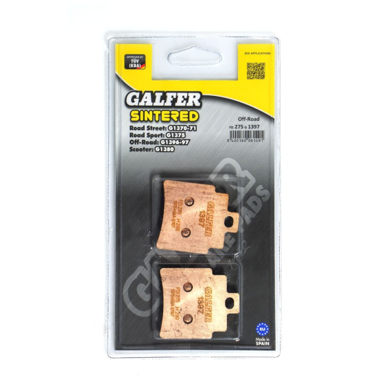 Спирачна накладка sintered ATV GALFER FD275G1397