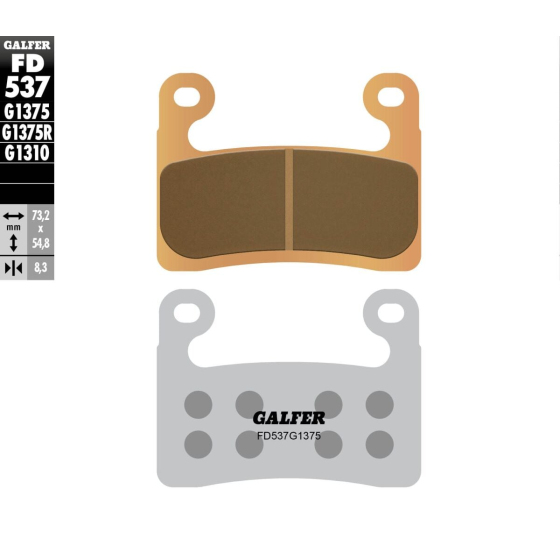 Спирачна накладка HH series ceramic GALFER FD537G1375