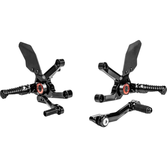 Задни степенки MUE2 BK TR 1200RS GILLES MUE2-T01-B