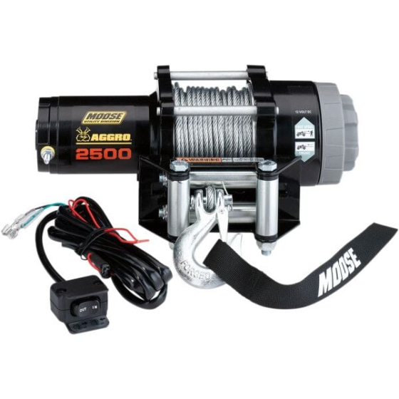 Лебедка 2500LB W/WRE RP MSE MOOSE RACING 106053