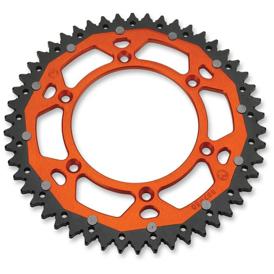 Заден зъбчат венец / 49 зъба / 428 стъпка / ORANGENATURAL / ALUMINUMSTEEL MOOSE RACING 1210-895-49-14X