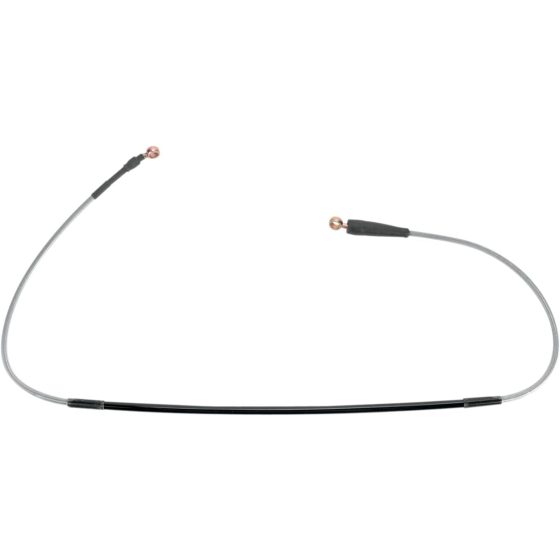 Спирачен маркуч от неръждаема стомана преден KAWASAKI/SUZUKI MOOSE RACING K02-1-041/P-CL