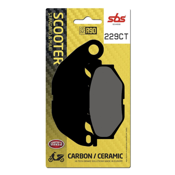 Спирачна накладка carbon ceramic hi-tech scooter SBS 229CT
