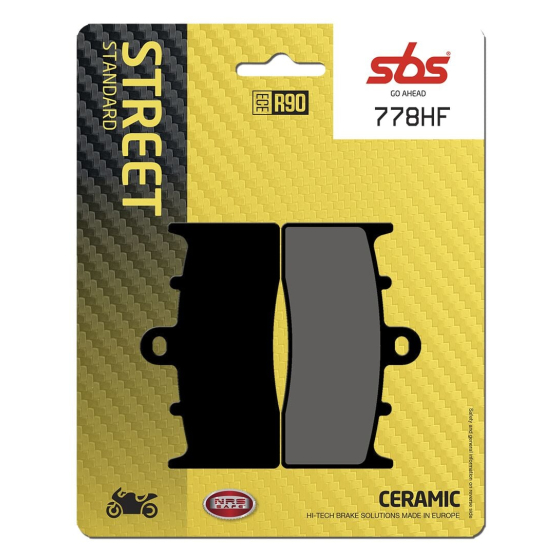 Керамични накладки за спирачки street SBS 778HF