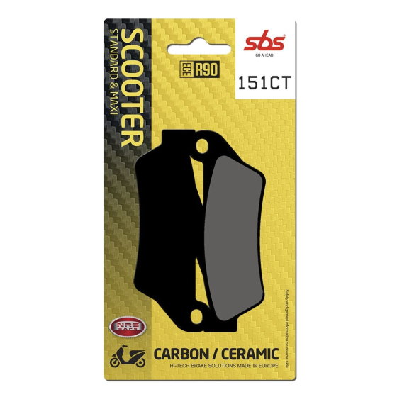 Спирачна накладка carbon ceramic hi-tech scooter SBS 151CT