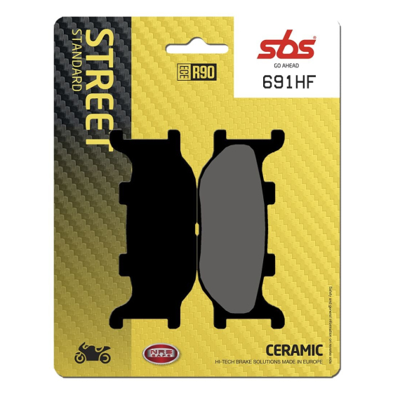 Спирачна накладка керамична street SBS 691HF
