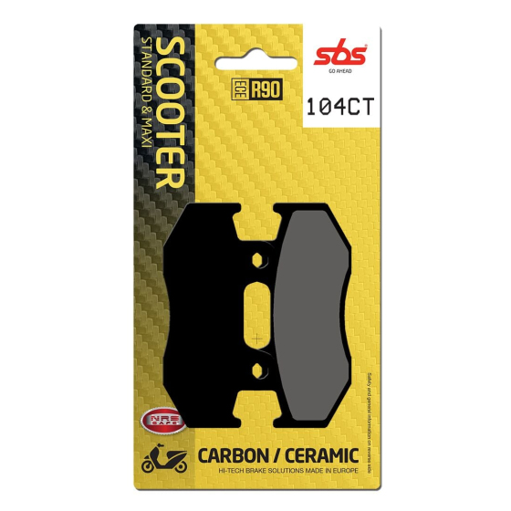 Спирачна накладка carbon hi-tech street SBS 104CT