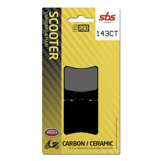 Спирачна накладка carbon hi-tech street SBS 143CT