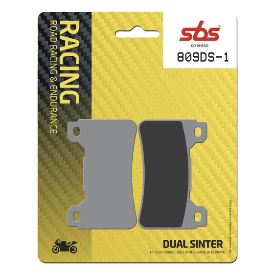 Спирачни накладки Dual Sinter Road Racing Dynamic Racing Concept Hi-Tech SBS 809DS-1