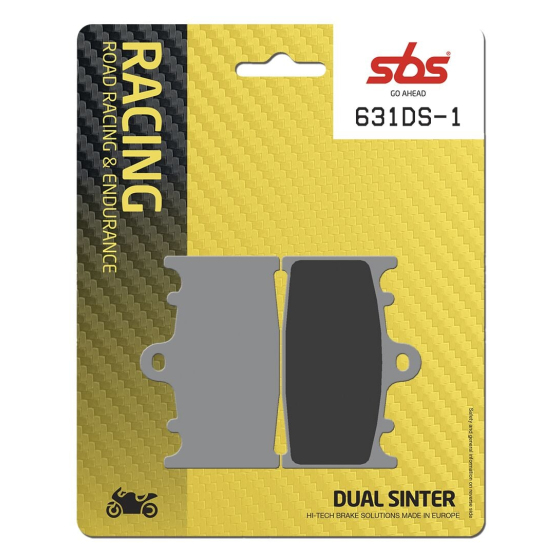 Накладки за спирачки dual sinter road racing dynamic racing concept hi-tech SBS 631DS-1
