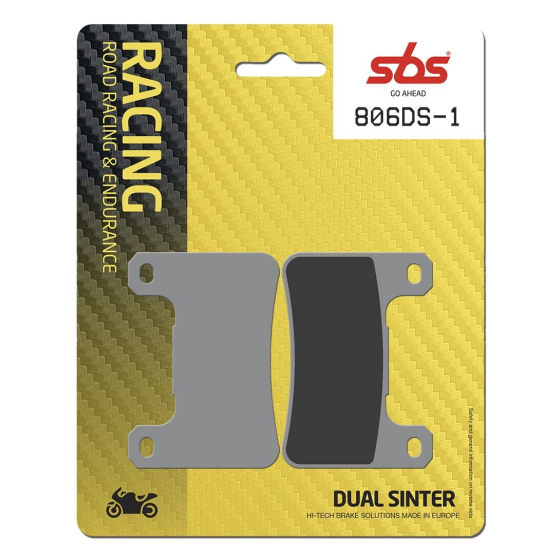 Спирачни накладки Dual Sinter Road Racing Dynamic Racing Concept Hi-Tech SBS 806DS-1