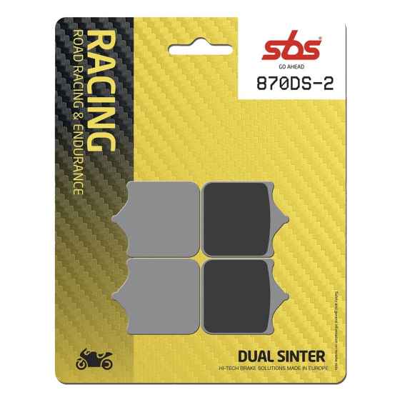 Спирачни накладки Dual Sinter Road Racing Dynamic Racing Concept Hi-Tech SBS 870DS-2
