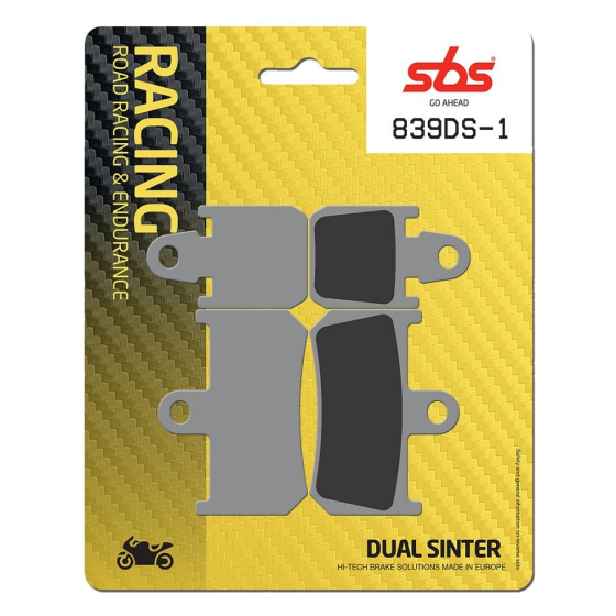 Спирачна накладка dual sinter dynamic racing concept SBS 839DS-1