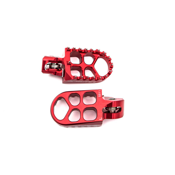 Стъпенки EVO GASGAS червени SCAR S5511RD