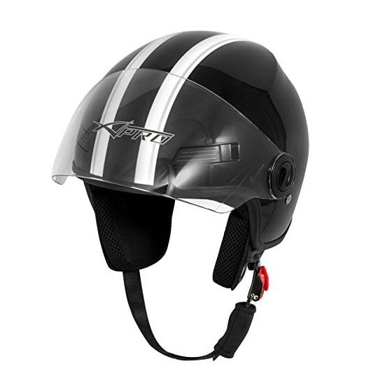 Каска за скутер FEVER BLACK