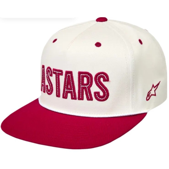 Шапка ALPINESTARS BILL SNAPBACK STADIUM OFF WHITE/RED