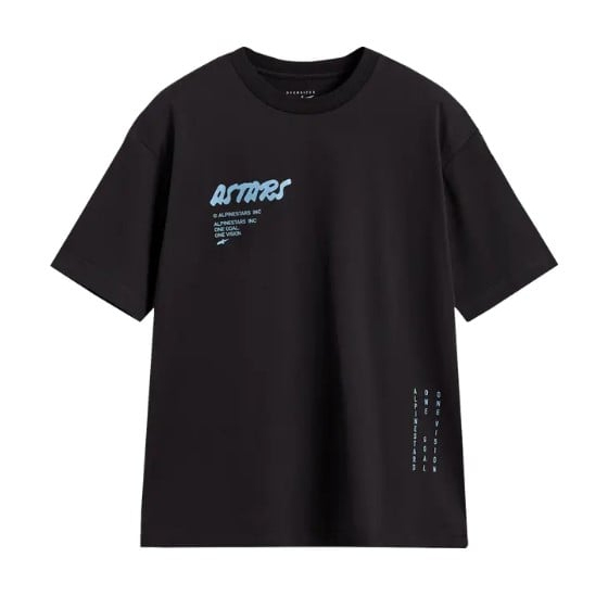 Мото тениска ALPINESTARS CSF OVERSIZED CHALK BLACK