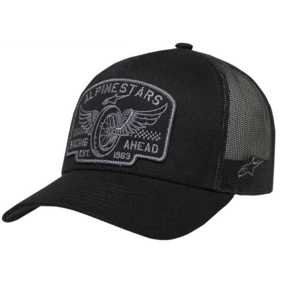 Шапка ALPINESTARS CRV BILL TRUCK HERITAGE PATCH BLACK/GRY