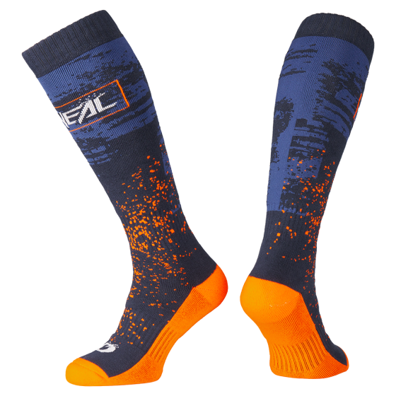 Термо чорапи O'NEAL PRO MX PAINT BLUE/ORANGE V.27
