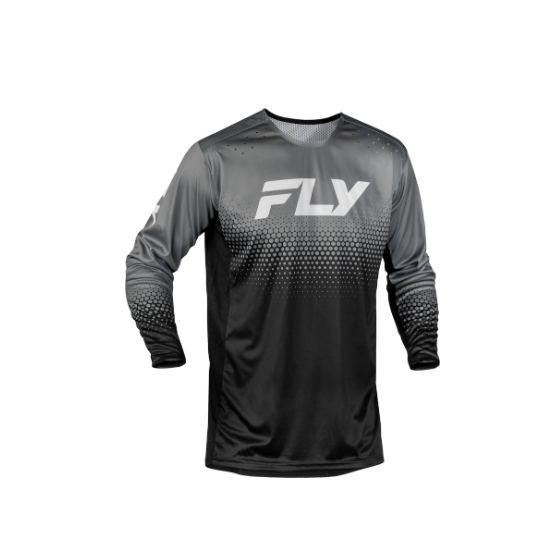 Детска мотокрос блуза FLY RACING Rayce Sonar - Black/Grey/White