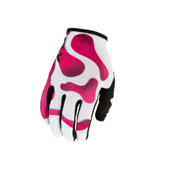 Мотокрос ръкавици FLY RACING Lite White/Pink/Blue