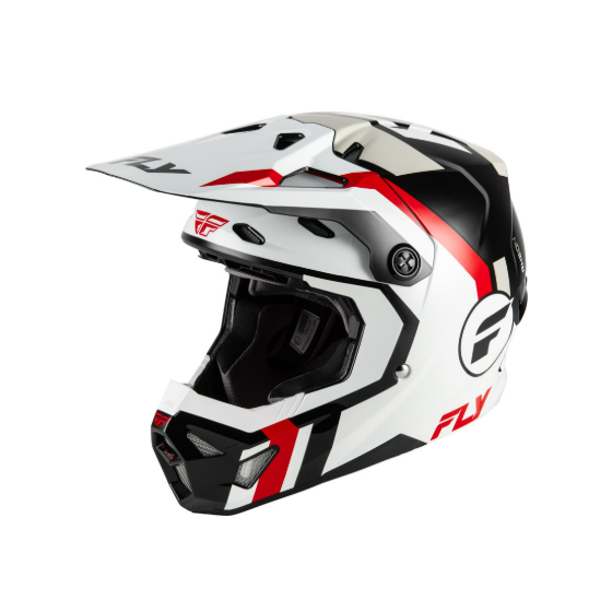 Детска мотокрос каска FLY RACING Formula CP Seal- White/Black/Red