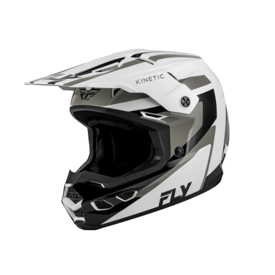 Мотокрос каска FLY RACING Kinetic Sync - White/Black/Grey