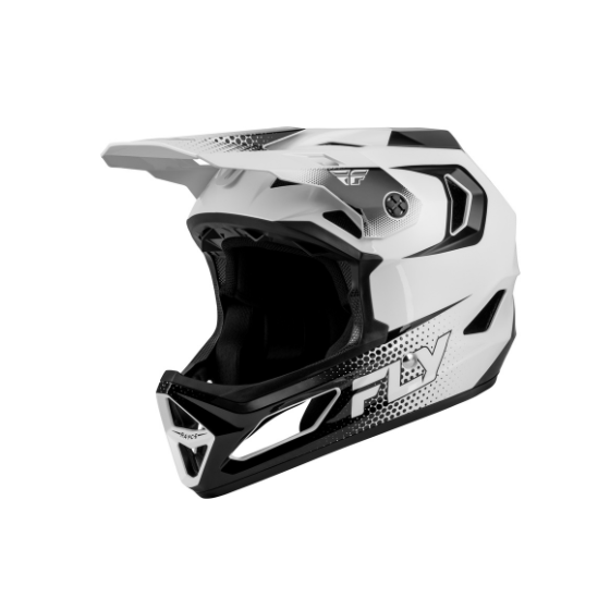 Детска вело каска FLY RACING Rayce Sonar - Black/White