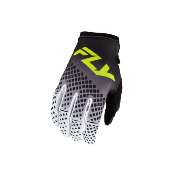 Мотокрос ръкавици FLY RACING Kinetic Fade - Black/White/Hi-Vis
