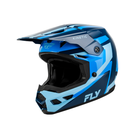 Мотокрос каска FLY RACING Kinetic Sync - Navy/Blue/Light Blue