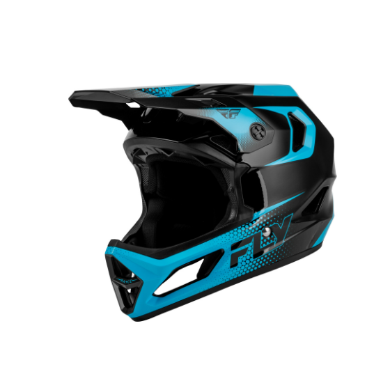 Вело каска FLY RACING Rayce Sonar Bicycle - Black/Electric Blue