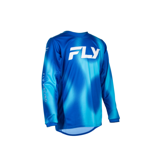 Детска мотокрос блуза FLY RACING Kinetic Torch Light Blue/Blue