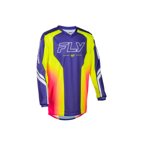 Детска мотокрос блуза FLY RACING F-16 Raze Purple/Red/Yellow