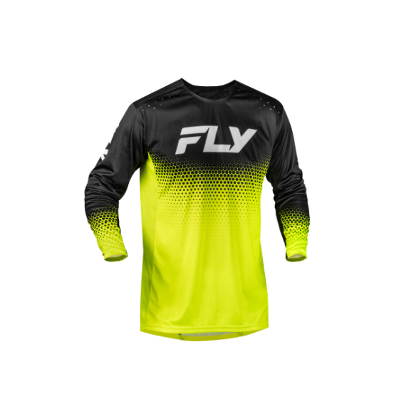 Детска мотокрос блуза FLY RACING Rayce Sonar - Hi-Vis/Black/White