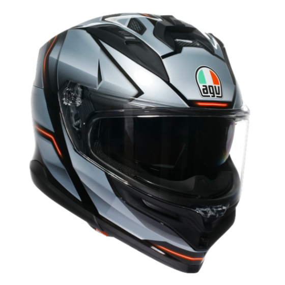 Каска AGV K7 MPLK JAEGER BLACK/SILVER