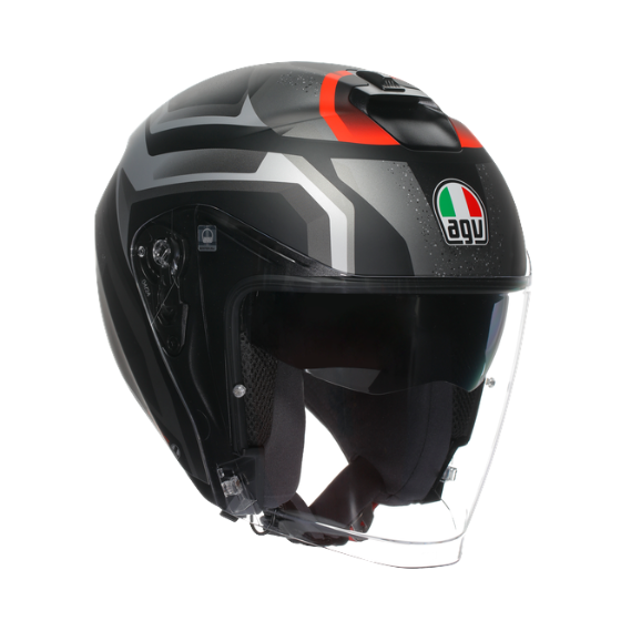 Каска за скутер AGV IRIDES ZURIGO BLACK/GREY