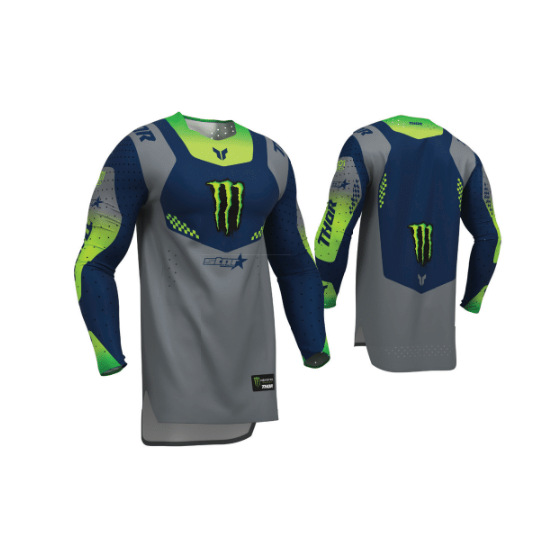 Мотокрос джърси THOR SPORTMODE MONSTER LIMITED EDITION GY/NAVY