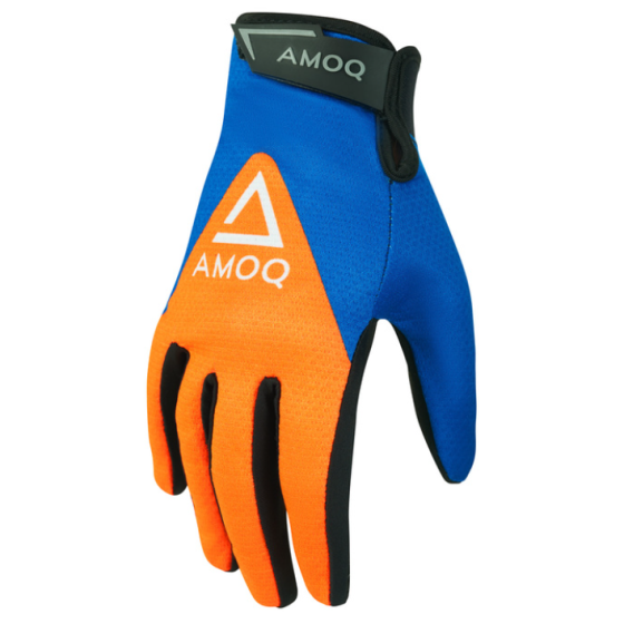 Мотокрос ръкавици AMOQ Ascent V2 Gloves Blue-Orange