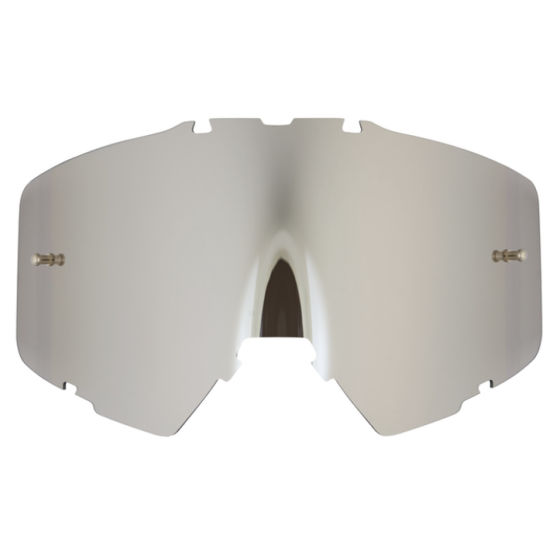 Плака за очила AMOQ Aster MX Single Lens - Silver Mirror