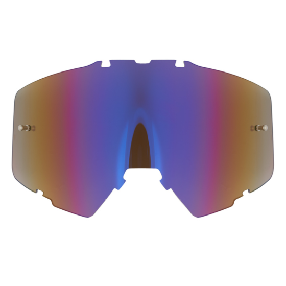 Плака за очила AMOQ Aster MX Single Lens - Blue Mirror