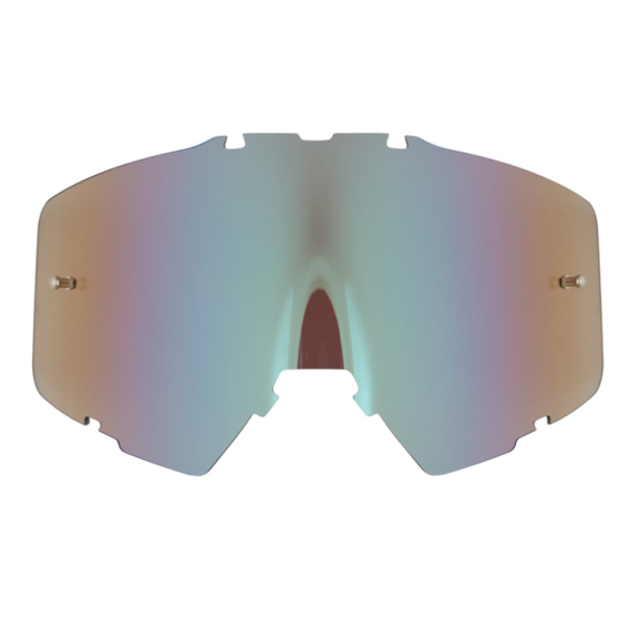 Плака за очила AMOQ Aster MX Single Lens - Gold Mirror
