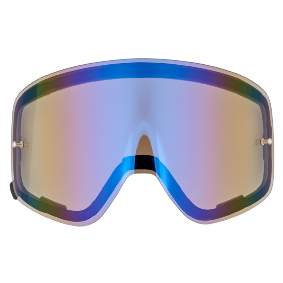 Плака за очила AMOQ Vision MX Single Lens - Blue Mirror