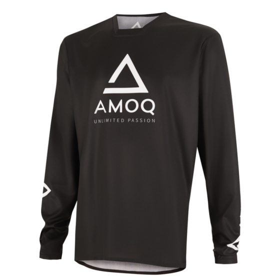 Мотокрос блуза AMOQ Ascent Comp Jersey Black-White