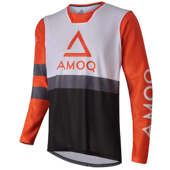 Мотокрос блуза AMOQ Airline Mesh Jersey Orange/White