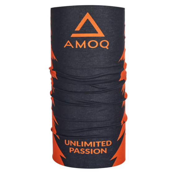 КЪРПА AMOQ Neck Warmer Black-orange