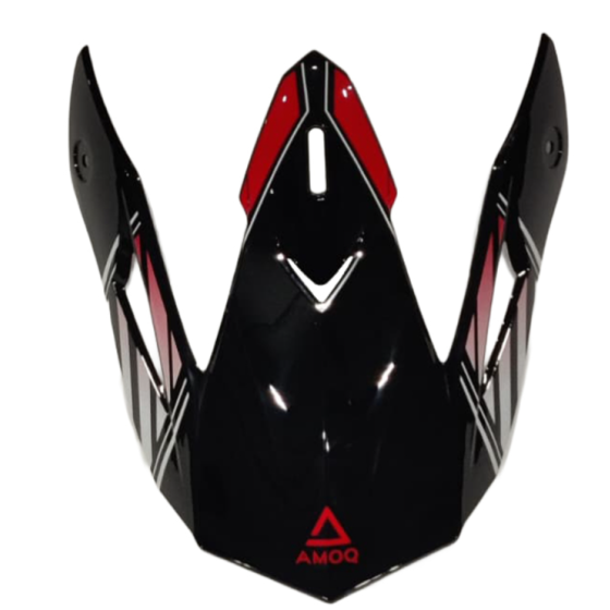 Козирка за каска AMOQ Meteor V2 Peak Axis Black/red