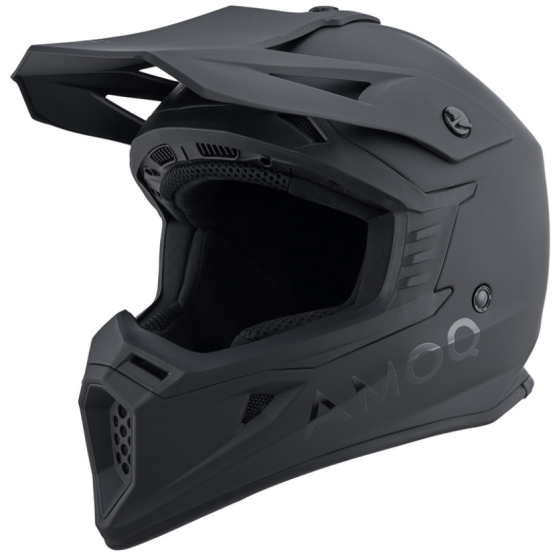 Мотокрос каска AMOQ Meteor V2 Helmet Blackout