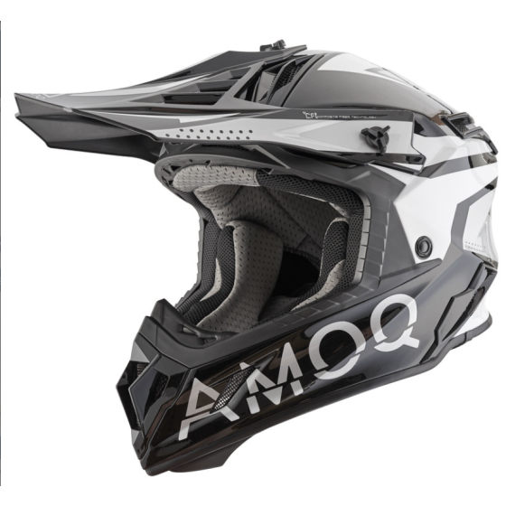 Мотокрос каска AMOQ Friction Mips Helmet Black/Grey