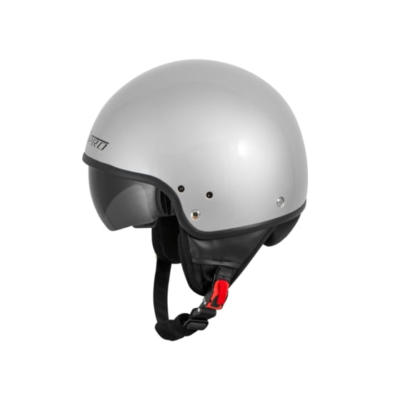 Каска за скутер A-PRO SNIPER SILVER