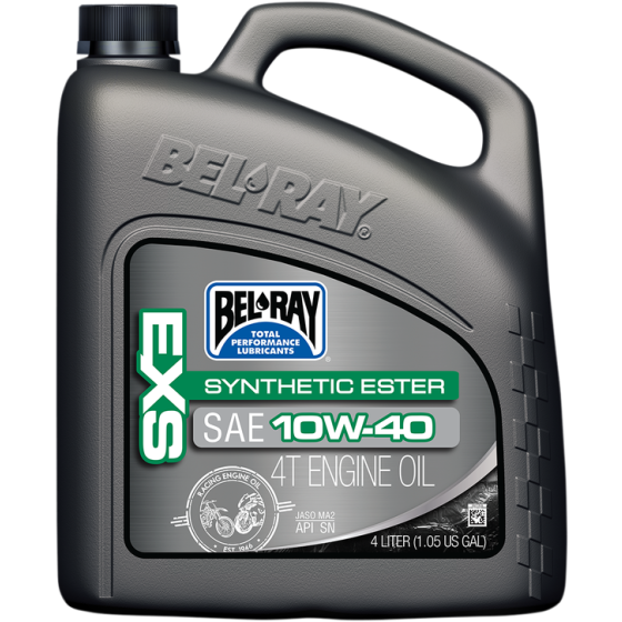 Масло BEL-RAY EXS Synthetic Ester 4T 10W-40 4L